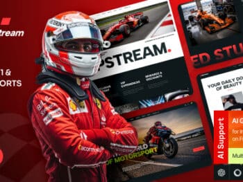 Slipstream - Tema WordPress para Fórmula 1 e automobilismo