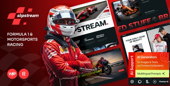 Slipstream - Tema WordPress para Fórmula 1 e automobilismo
