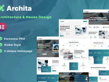 Archita - Template Kit Elementor de Arquitetura e Design de Interiores