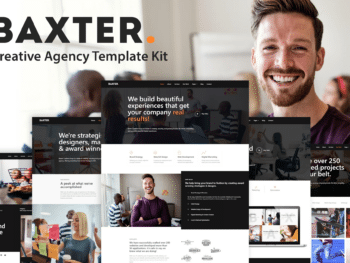 Baxter - Template Kit Elementor da Agência Criativa
