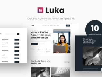 Luka - Kit de Templates Elementor da Agência Criativa