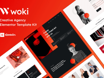 Woki - Template Kit Elementor para Agência criativas