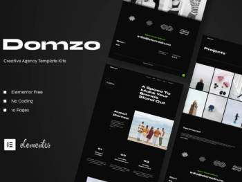 Domzo - Template Kit Elementor da Agência Criativa