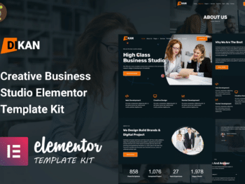 Dikan - Template Kit Elementor do Creative Business Studio