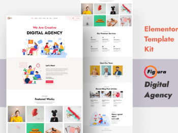 Figura - Kit de Templates Elementor da Agência Criativa