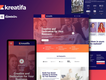 Kreatifa - Kit de Modelos Elementor da Agência Digital Criativa