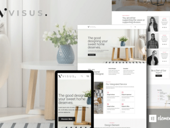 Visus - Kit de Templates Elementor de Design e Arquitetura de Interiores