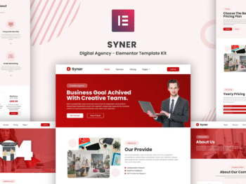 Syner - Template Kit Elementor da Agência Criativa