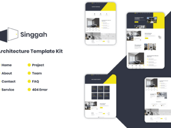 Singgah - Kit de Templates Elementor Pro de Arquitetura