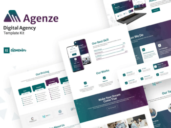 Agenze - O kit de modelos Elementor da Agência Digital