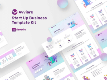 Avviare - kit de modelos do Start Up Business Elementor