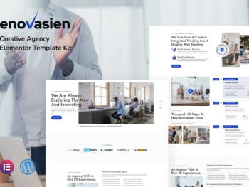 Enovasien - Template Kit Elementor Pro da Creative Agency