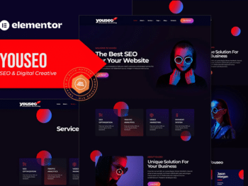 Youseo - Template Kit Elementor de SEO e agência de criação digital