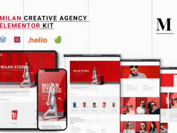 Milão - Template Kit Elementor para Agência criativas