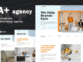 A-Plus Creative Agency - Template Kit Elementor da Agência
