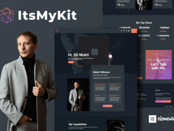 ItsMyKit - Kit de Templates Elementor Dark Creative Portfolio
