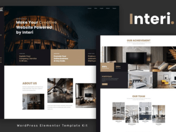 Interi - Template Kit Creative Elementor