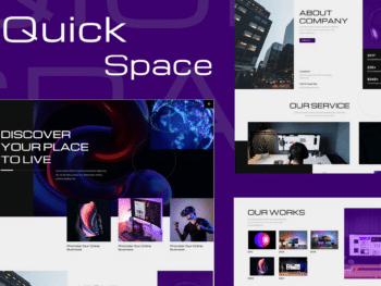 QuickSpace - Template Kit Creative Business Elementor