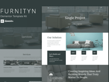 Furnityn - Modelo de kit de elementos de design de interiores
