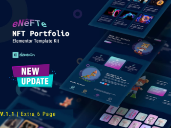 Enefte - Template Kit NFT Portfólio Elementor