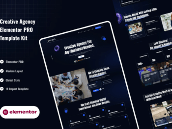 Wiragen - Kit de Templates Elementor Pro para Agência Criativa
