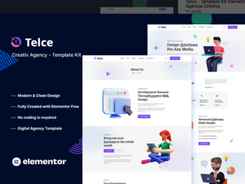 Telce - Template Kit Elementor da Agência Criativa