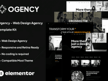 Ogency - Kit de Modelos para Agência de Web Design