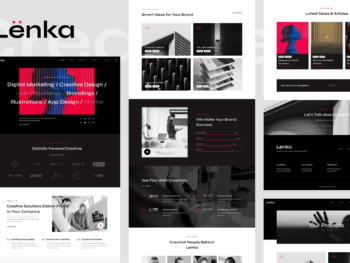 Lenka - Template Kit Elementor para Agência digitais criativas