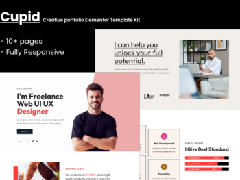 Cupid- Template Kit Elementor de Portfólio Criativo
