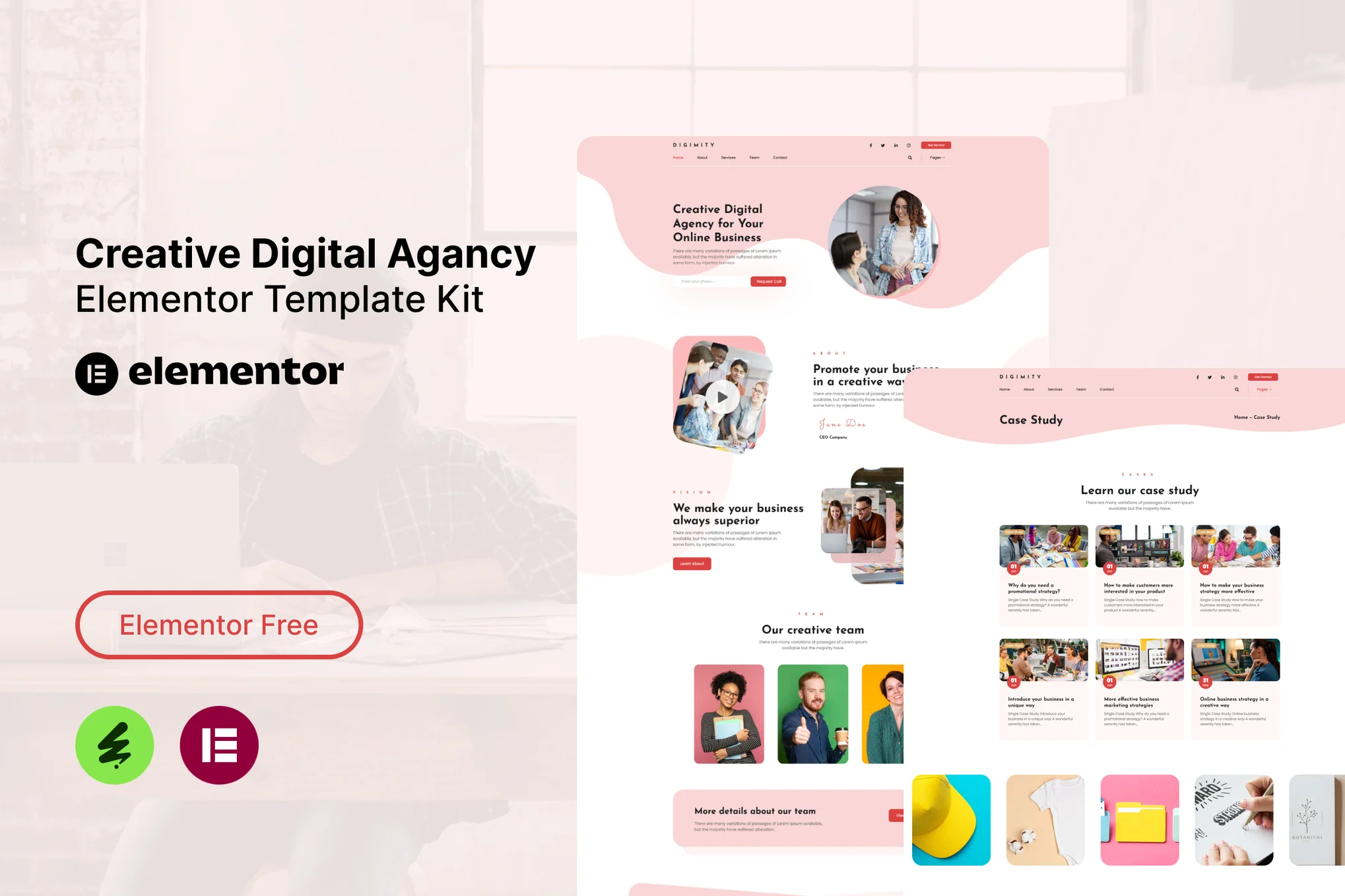 Digimity - Template Kit de Creative Digital Agency Elementor