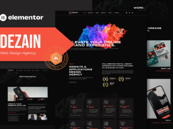 Dezain - Template Kit Elementor Pro da Agência de Web Design