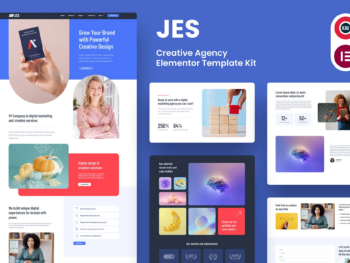 Jes - Template Kit Elementor Pro para Agência criativas