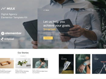 Mulk - Template Kit Elementor para Agência digitais