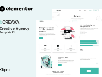 Creava - Template Kit Elementor da Agência Criativa
