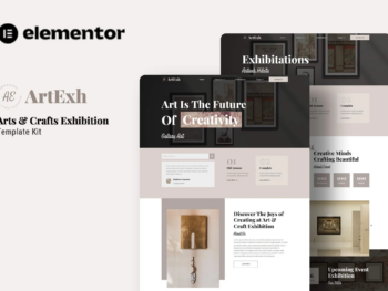 Artech - Template Kit Elementor para exposições de artes e ofícios