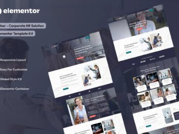 Auhar - Kit de Templates Elementor de Soluções Corporativas de RH