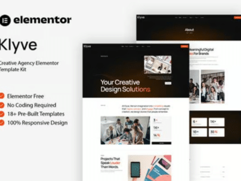 Klyve - Kit de Modelos Elementor para Agência Criativa