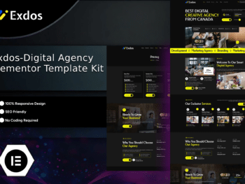 Exdos - Kit de Modelos Elementor para Agência Digital