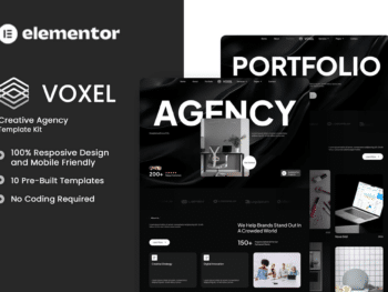 Voxel - Kit de Modelos Elementor para Agência Criativa