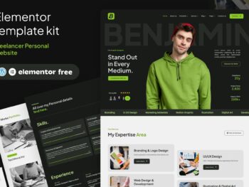 Benjamin - Kit de Templates de Sites Pessoais para Freelancers