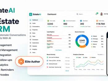 EstateAI - CRM de IA para o mercado imobiliário, gestão de propriedades, leads, agentes e plugin para WordPress