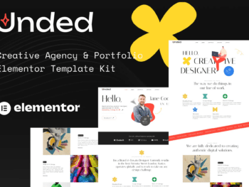 Unded - Kit de Modelos Elementor para Agência Criativa e Portfólio