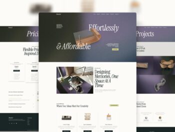 Monorior Space - Kit de Templates Gradient Interior Elementor