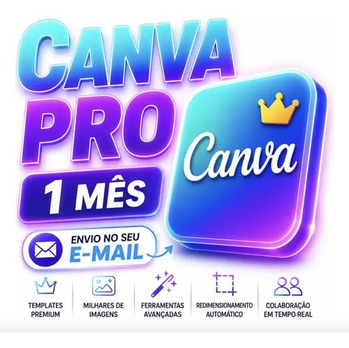 Canva Pro+ 30 Dias - No seu email