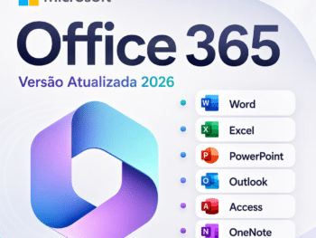 Microsoft 365 - 30 Dias | 1 Dispositivo + 1 TB no OneDrive | Ativação no Seu E-mail