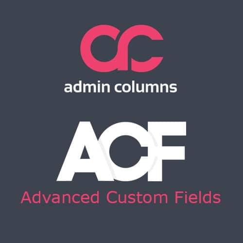 Admin Columns Pro Advanced Custom Fields (ACF) + Todos os Addons
